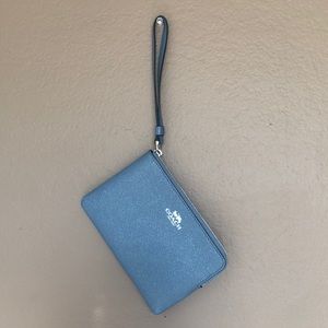 Coach zip pouch/wristlet